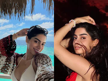 Khushi Kapoor enjoys beach vacation amid Diwali festivities