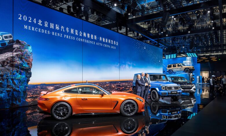 BMW and Mercedes sales plummet in China amid weak demand