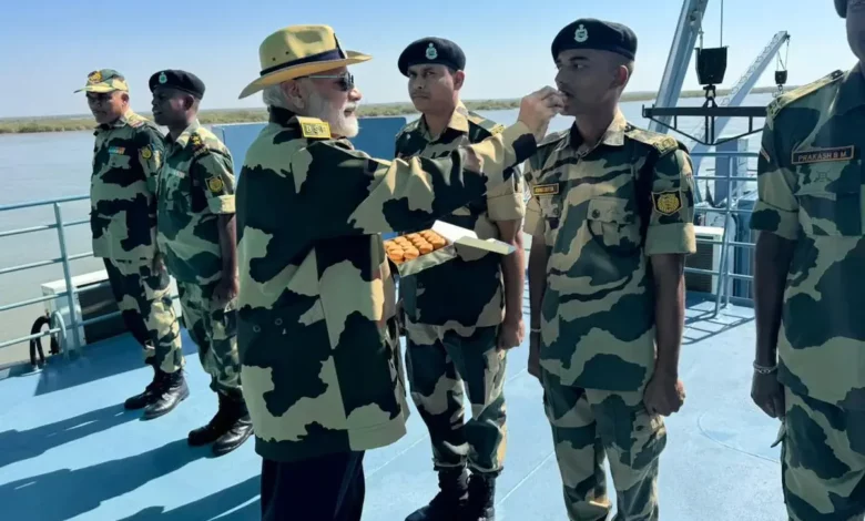 PM Modi Celebrates Diwali with Soldiers in Gujarat's Kachchh