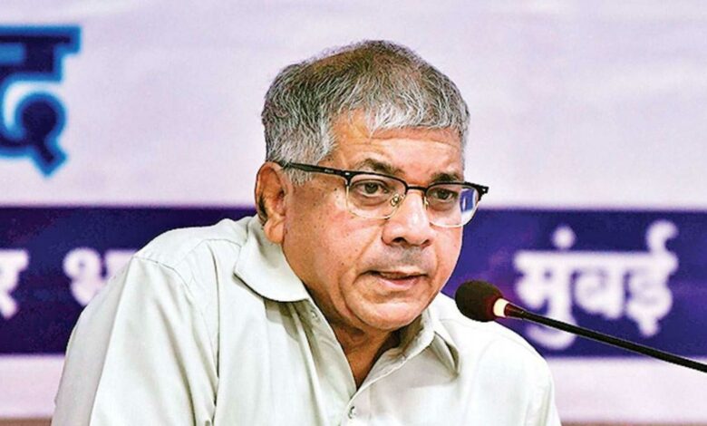 Prakash Ambedkar criticizes Amit Shah's remarks on B.R. Ambedkar