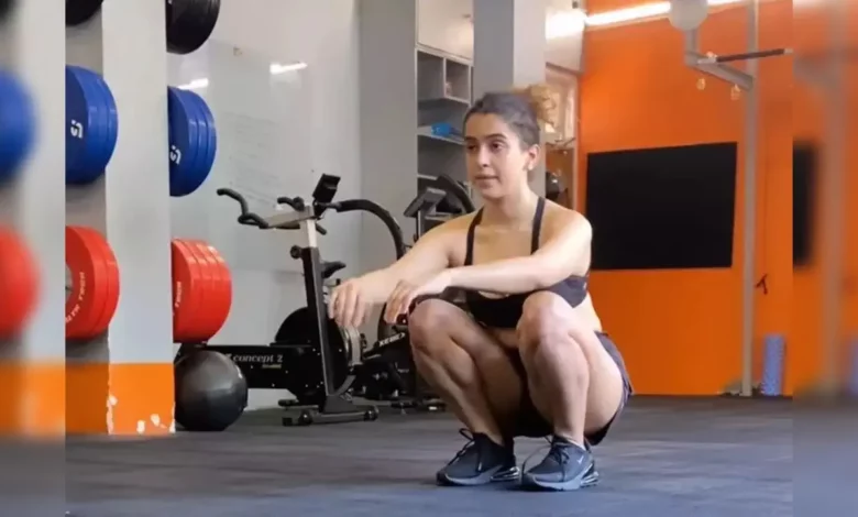 Sanya Malhotra Impresses Fans with Stunning Gym Balancing Trick