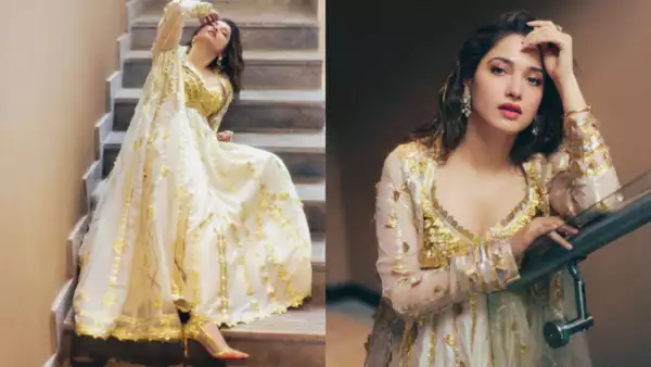 Tamannaah Bhatia dazzles in elegant Anarkali for wedding season