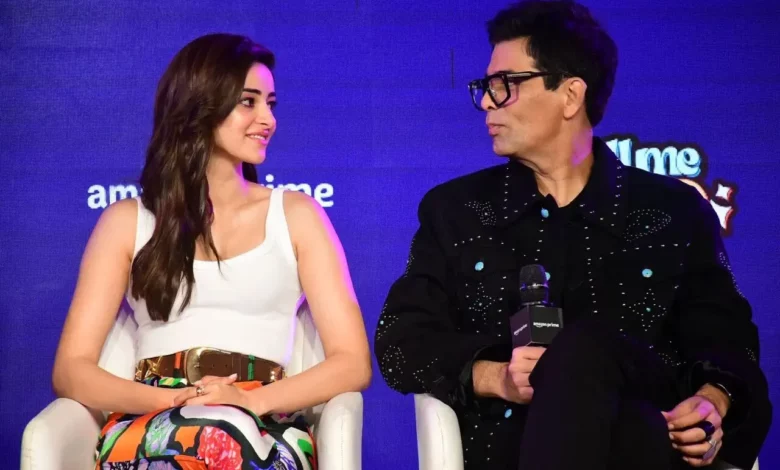 Ananya Panday defends Karan Johar, denies allegations of shielding star kids