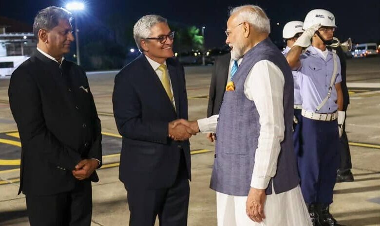 PM Modi arrives in Brazil for G20 leaders' summit