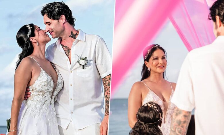 Sunny Leone and Daniel Weber renew wedding vows in Maldives