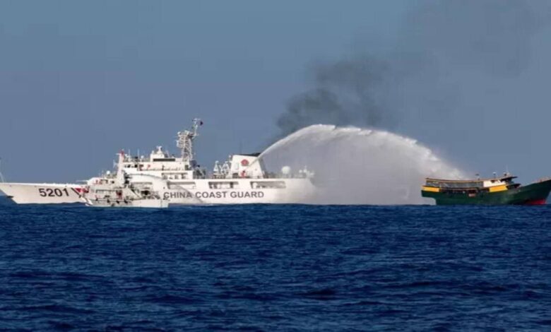 Philippines conducts island-seizing drills in South China Sea.