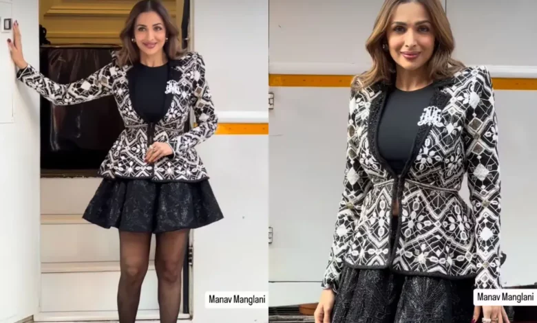 Malaika Arora dazzles in chic black dress, defying age