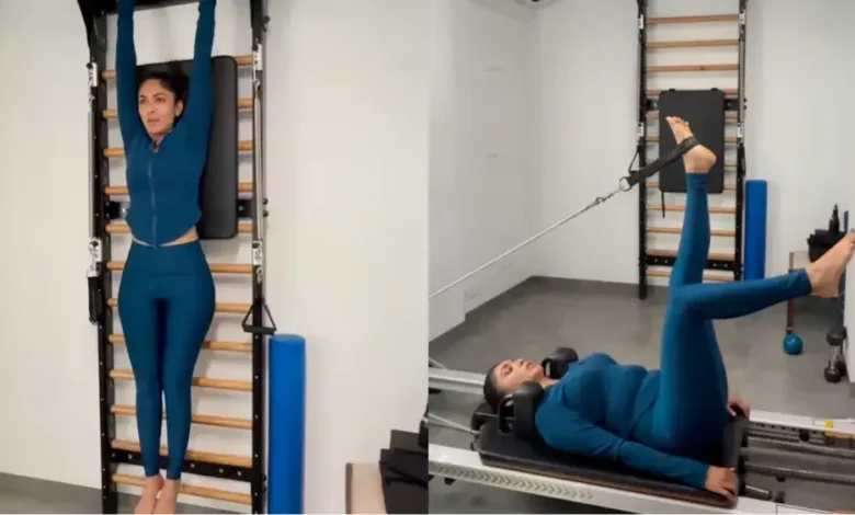 Mrunal Thakur's intense pilates workout showcases commitment to fitness