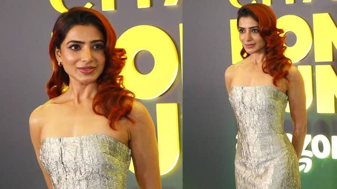 Samantha Ruth Prabhu dazzles at Citadel: Honey Bunny screening