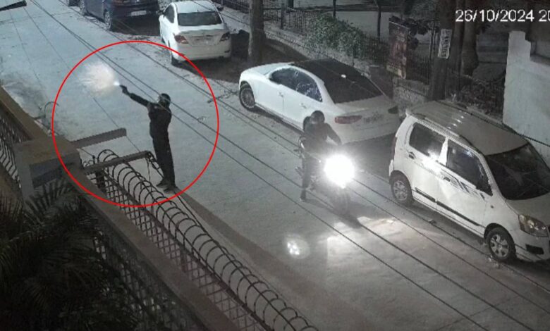 CCTV Footage Reveals Bambiha Gang Shooting in Delhi