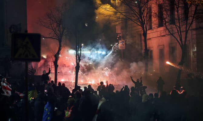 Georgia faces protests amid EU accession dispute and government violence