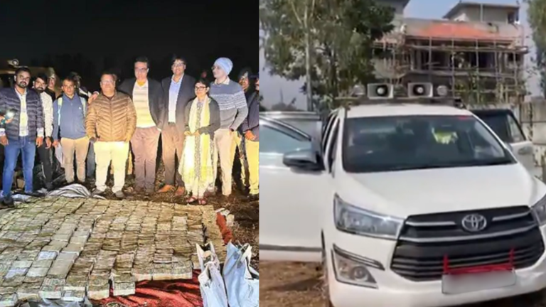 52 kg gold and ₹11 crore cash found in Bhopal car