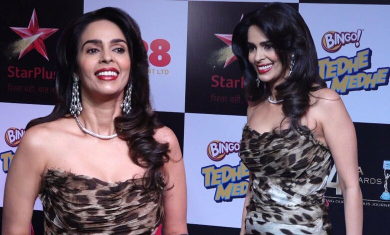 Mallika Sherawat embraces sustainable fashion at ITA awards