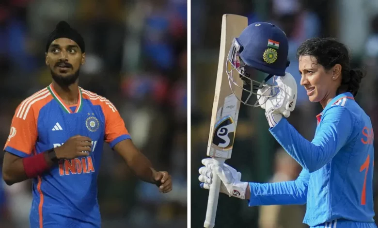 Arshdeep Singh and Smriti Mandhana nominated for ICC awards