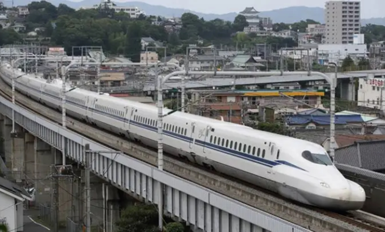 Mumbai bullet train station: First concrete base slab cast