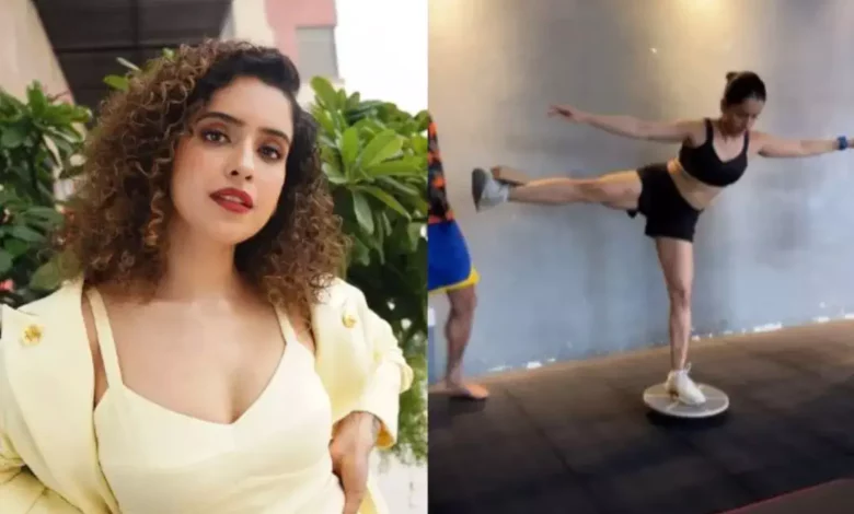 Sanya Malhotra adds fun and dance to her fitness routines