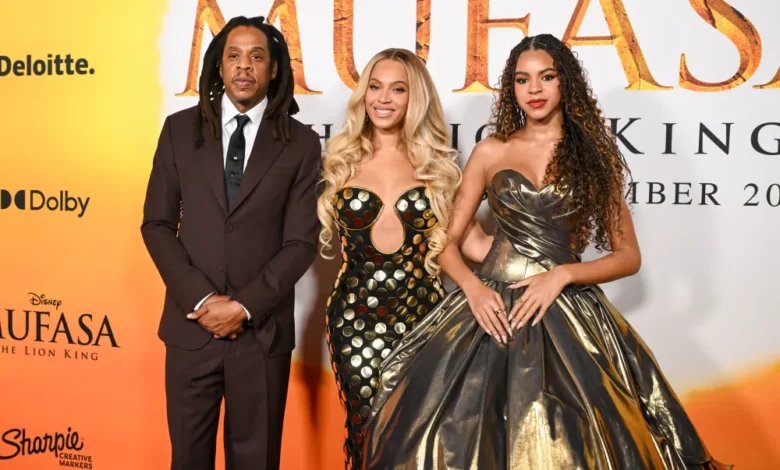 Beyoncé stuns at Mufasa: The Lion King premiere supporting blue ivy