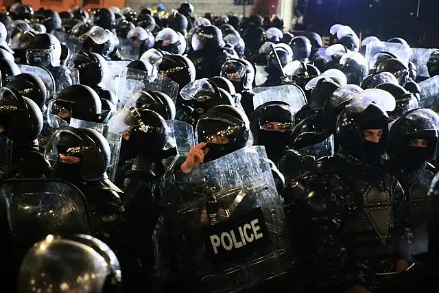 Georgia police raid opposition offices amid ongoing protests