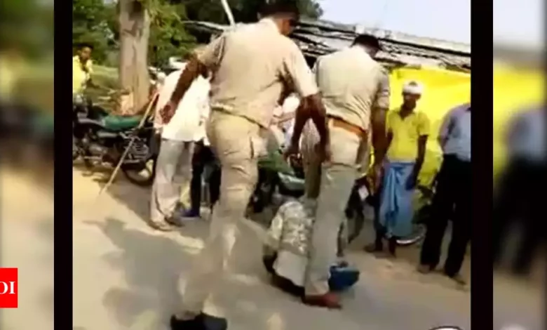 Viral video: UP cops assault two men on Siddharth Nagar streets