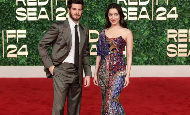 Shraddha Kapoor dazzles at red sea film festival with Andrew garfield