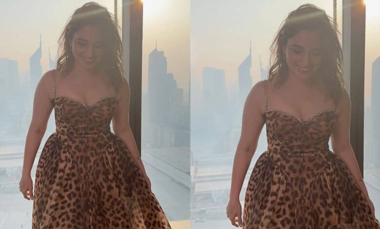 Tamannaah Bhatia puts a wild spin on Pantone Colour of the Year 2025 Mocha Mousse with fierce animal print