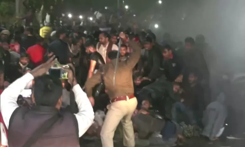 Police clash with students demanding Bihar re-exam