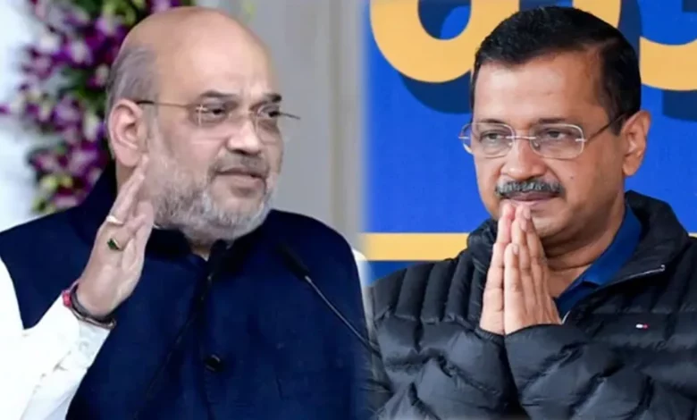 Amit Shah's "Sheeshmahal" attack targets Arvind Kejriwal