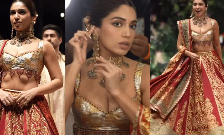 Bhumi Pednekar shines in regal lehenga at charity event