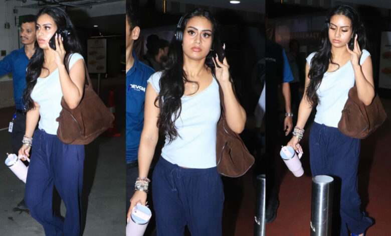 Nysa Devgan rocks casual summer style in comfy tee and baggy pants