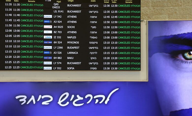 Borders closed and airspaces shut amid Israel-Iran conflict