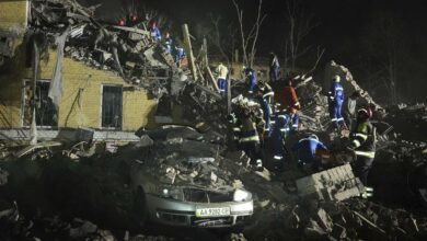 Kyiv searches for victims after night of terror