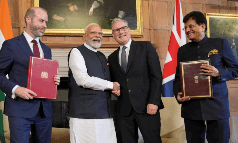 Starmer and Modi finalize £6bn trade deal between India and UK